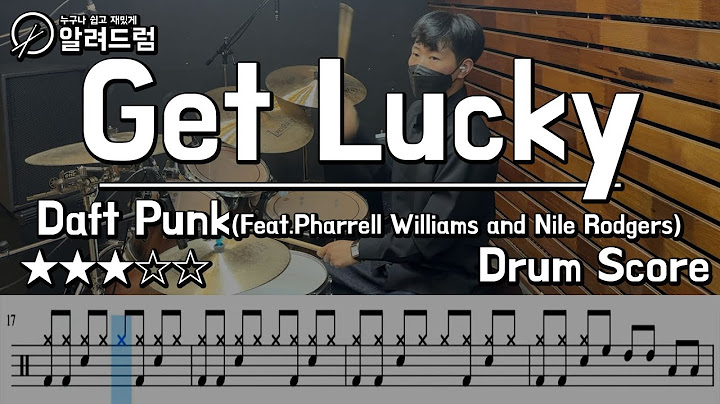Get Lucky Drums version - Drums performance video thumbnail