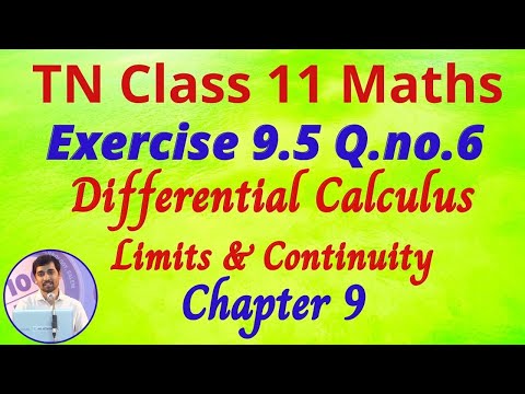 Class 11 Maths | Exercise 9.5 Q.No.6 | Limits and Continuity | Alexmaths Tamil Nadu New Syllabus