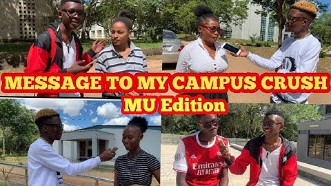 MESSAGE TO MY CAMPUS CRUSH😭‼️ MU Edition #mulungushiuniversity #publicinterview