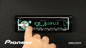 How To - DEH-X6700BS - SiriusXM