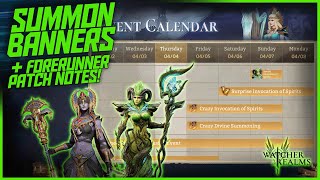 3 Summon Events this Weekend! + Forerunner Patch Notes! || Watcher of Realms