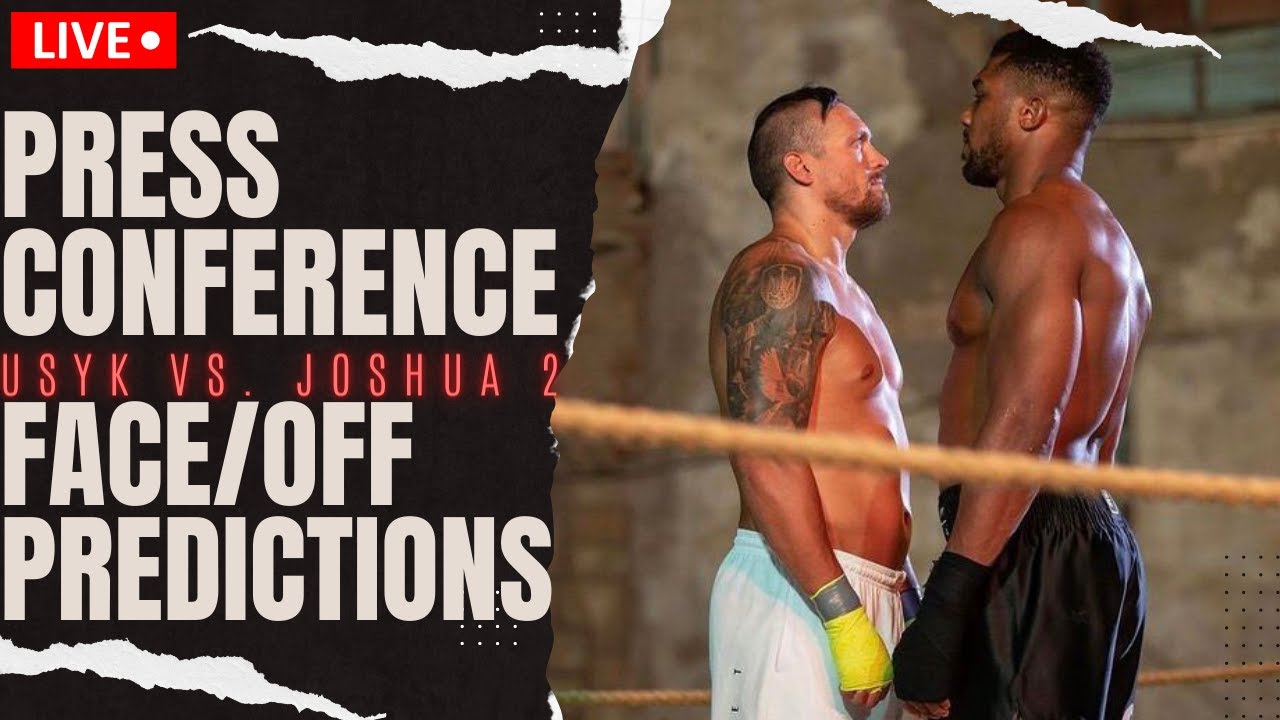 Usyk and Joshua 2 FACE OFF In London Press Conference 