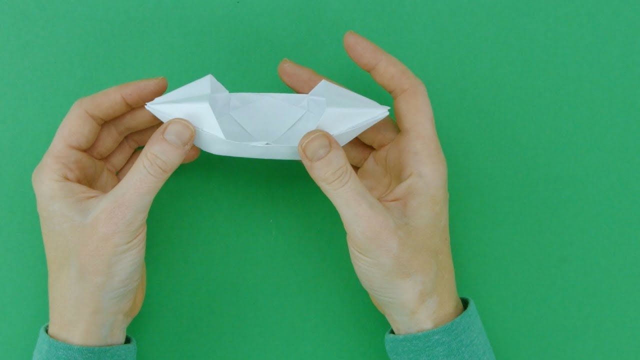 Papier Boote basteln - die schwimmen richtig gut