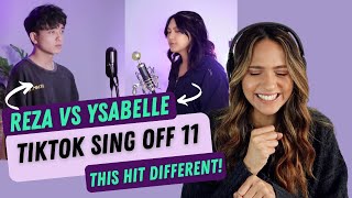 REZA - SING-OFF 11 (Under The Influence) vs Ysabelle | REACTION!!