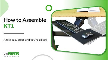 KT1 Ergonomic Keyboard Tray Assembly: How to assemble the kt1 kt2 underdesk keyboard tray