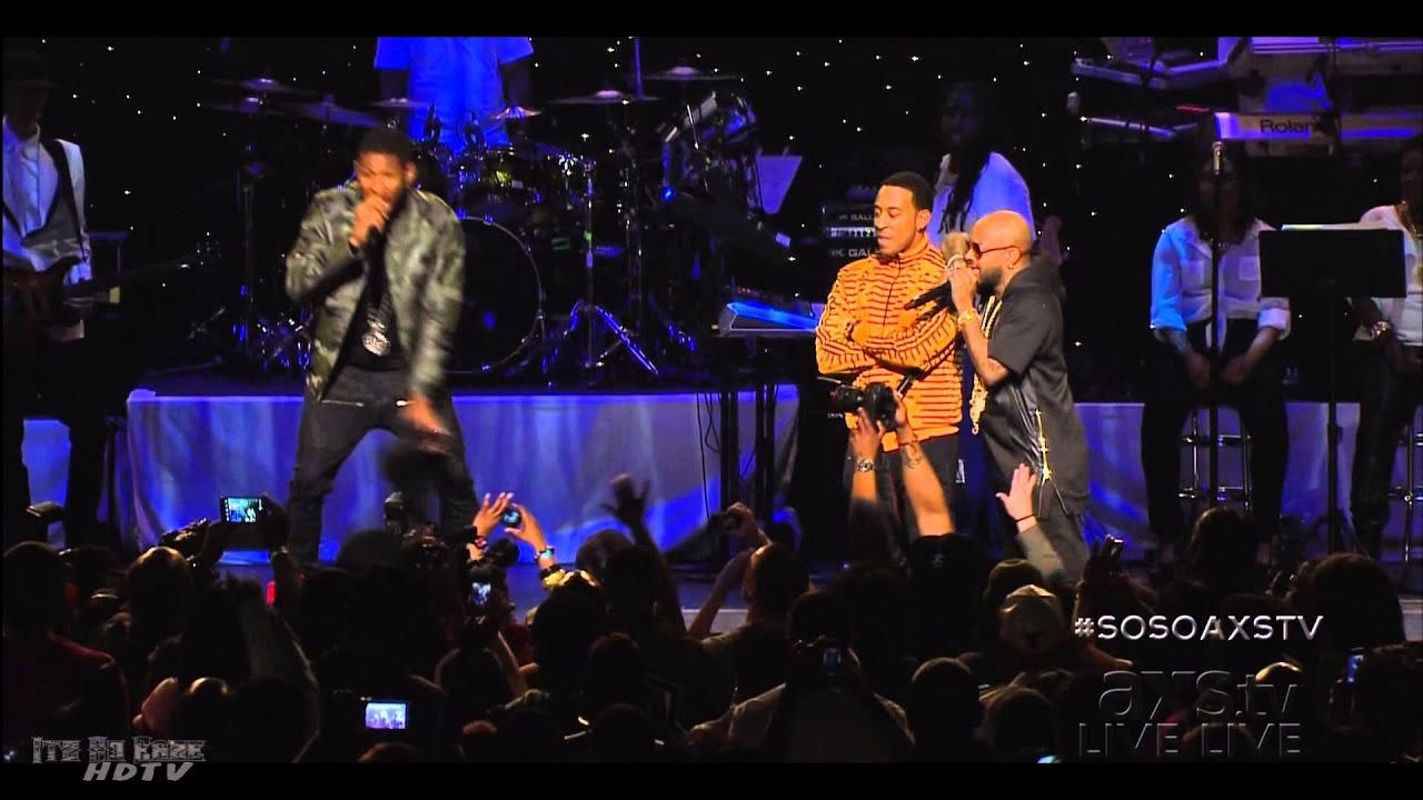 Ludacris, Usher & Lil Jon at the So So Def 20th Anniversary Concert