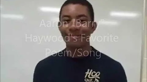 David Halvorson's Poetry Movie