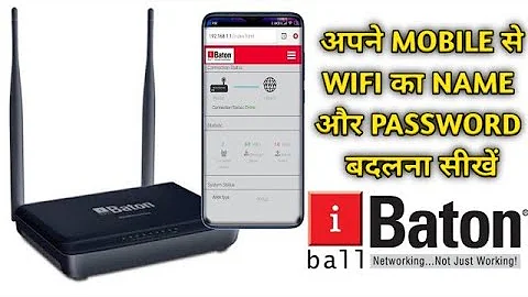 Change IBall Baton WIFI Name and Password