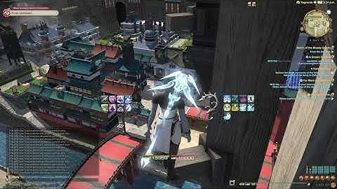 FFXIV Kugane Jump puzzle Tower climb and Lamp post jump