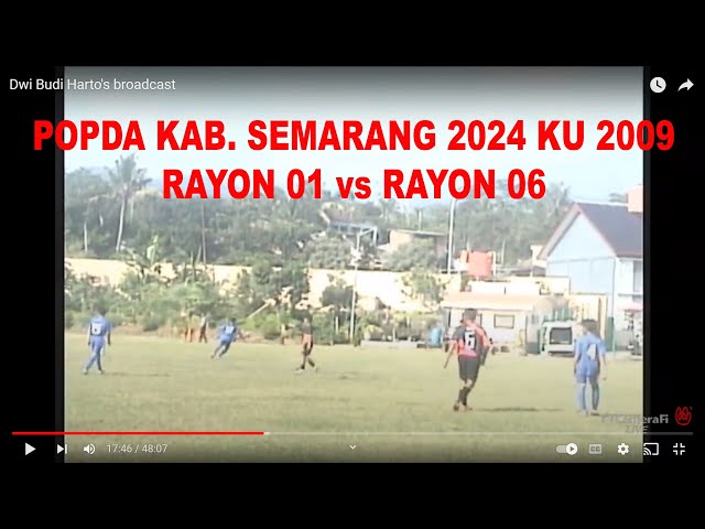 Recd Live Streaming POPDA Kab. Semarang: Rayon 06 vs Rayon 01, babak 1 & 2, skor akhir; 0 : 3 class=