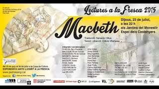 LECTURES A LA FRESCA 2015 - MACBETH (23-07-2015)