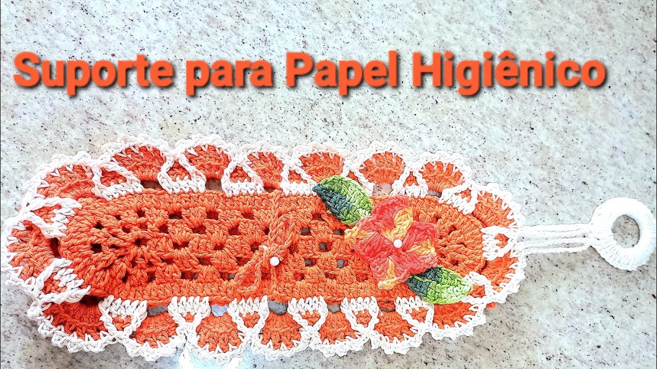 Suporte para papel higiênico Jogo Vitória Lindo e Fácil de fazer @Anas.crochet