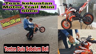 Motor trail mini 50cc 2 Tak Sampe jamping