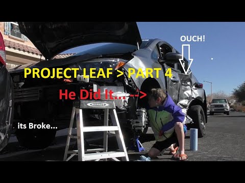 He Did It... Its Broke... "PROJECT LEAF" Part4, Does It Move Itself?