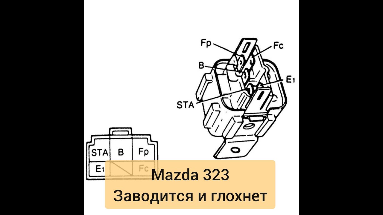 Почему мазда не заводится. Не держит холостой Мазда 323.