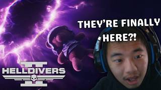 FIRST LOOKS AT HELLDIVERS 2 FACE THE UNKNOWN OFFICIAL TEASER TRAILER!! REACTION
