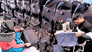 Making of Duffle Bags In India // Factory Mass Production of Bags