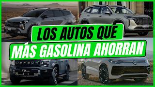 Los autos que más AHORRAN GASOLINA en 2026 | Y los chinos dominan la lista
