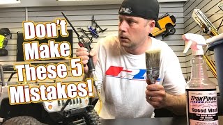 Don't Make These 5 RC Maintenance Mistakes