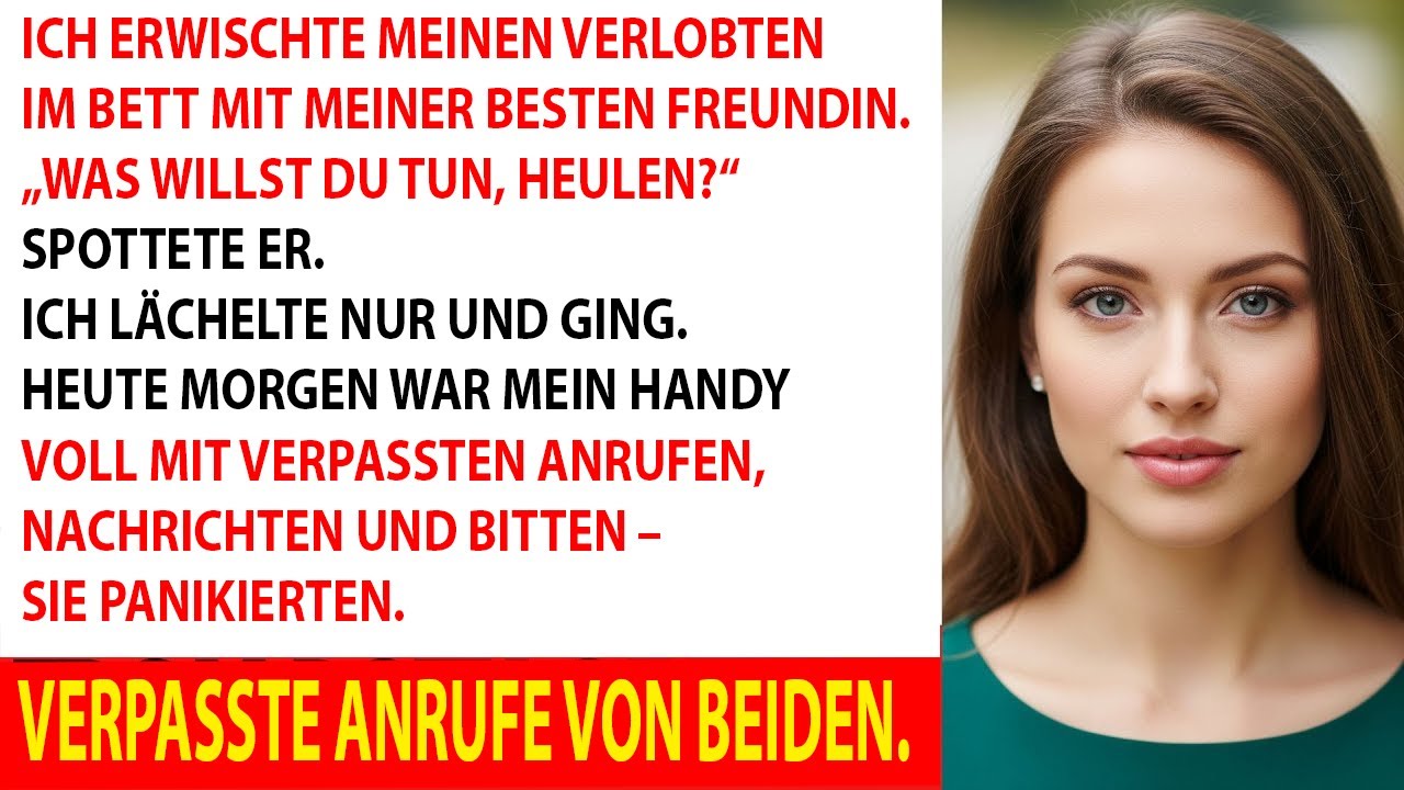 Ich erwischte meinen Verlobten mit meiner besten Freundin – er lachte, doch ich lächelte nur.