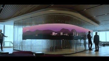 Curved Interactive LED Wall