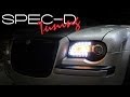 SPECDTUNING INSTALLATION VIDEO: 2005 - 2010 CHRYSLER 300C PROJECTOR LED HEADLIGHTS