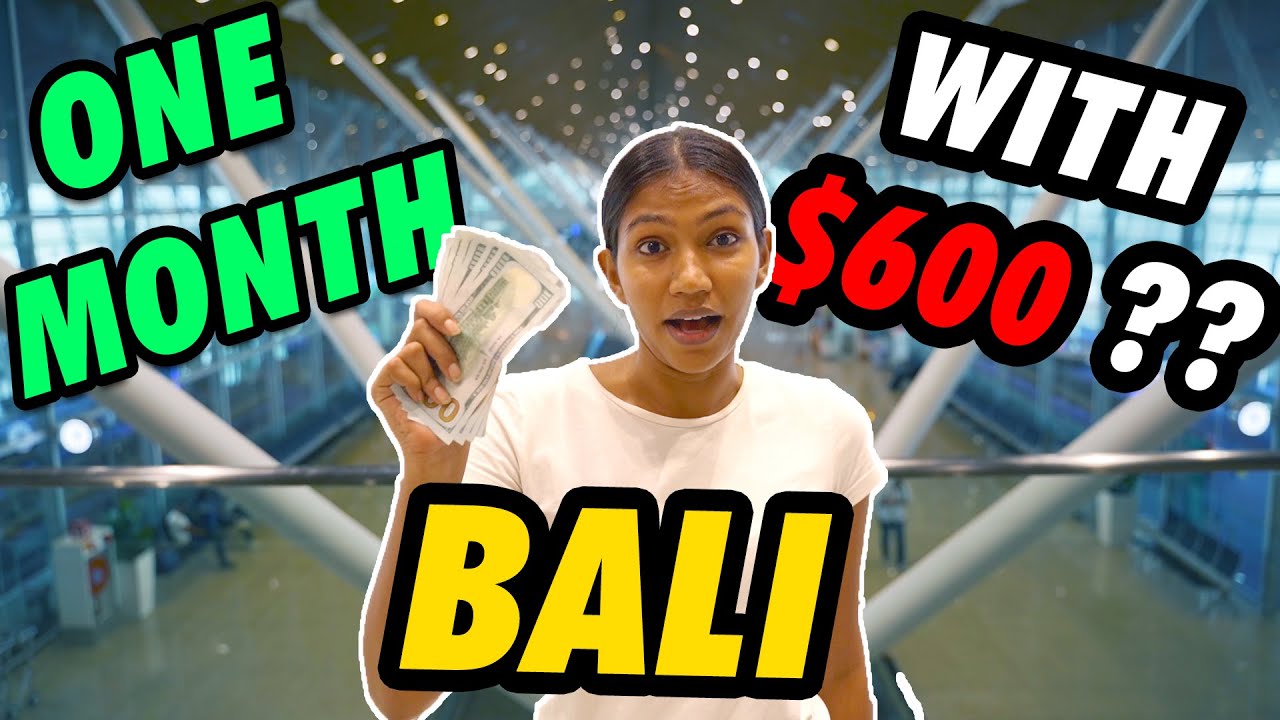 How to travel BALI for 1 month in UNDER $600! - YouTube