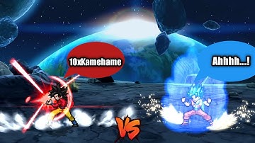 Goku SSB VS Goku SSJ4 in Jump Force Mugen