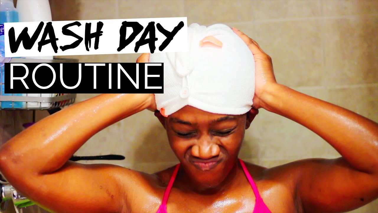 Natural Hair Wash Day Routine Start To Finish Youtube