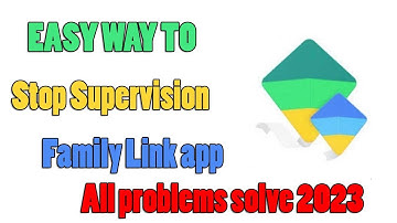 How to stop supervision of family link app/how to remove parental lock All problems solution 2023