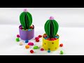 how to make paper cactus tree🌵/ paper craft / DIY paper cactus tree / School hacks