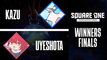 Kazu vs Uyeshota - Winners Finals - Square One Tetris Effect Open