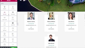 Adding Modern Agents Widget Using Elementor - RealHomes WordPress Real Estate Theme