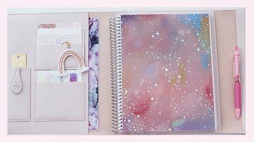 Erin Condren Haul | 7x9 Productivity Notebook and Vegan Leather Folio Unboxing | Ana Jolene