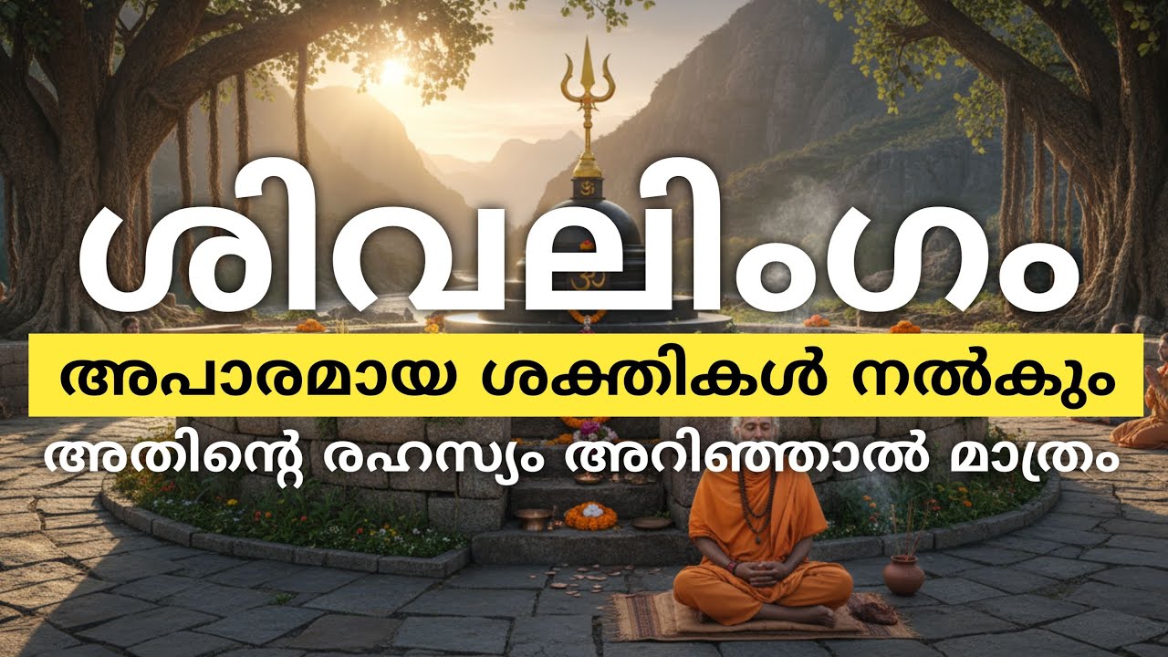 ശിവലിംഗം മറ്റ് ദേവത വിഗ്രഹങ്ങൾ പോലെയല്ല 