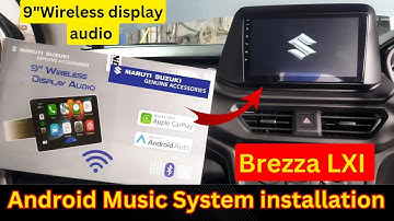 Brezza Ixi music system installation | Maruti suzuki android system installation✅brezza base model |