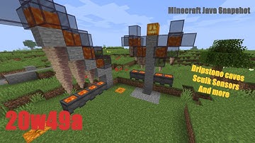 Dripstone Caves | Minecraft 1.17 Java Snapshot 20w49a