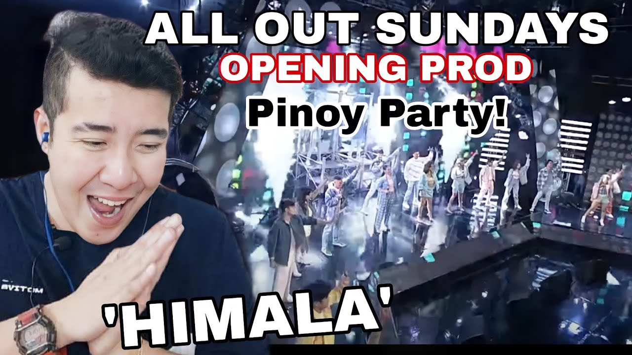 [REACTION] All-out Pinoy party on AOS stage! | All-Out Sundays