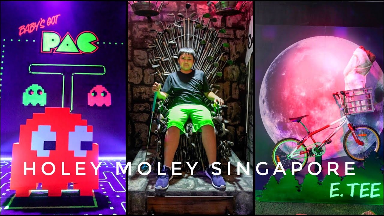 Holey Moley Singapore Review- Mini Golf with family !