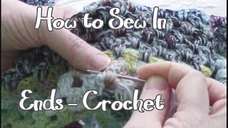 How to Sew in Your Ends When Crocheting