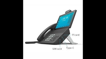 Multi-functional VoIP PSTN 4G 6 Sip Line Phone Android OS Video Telephone #VoIPPSTNTelephone