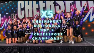Extreme All Stars X5, Cheersport Nationals day 2, 02/20/24 *NATIONAL CHAMPIONS*