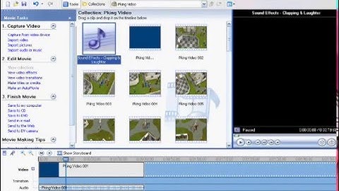 How to put Sound effects on your videos using Windows Movie Maker