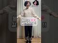 중년여성 봄 블라우스 체인지
