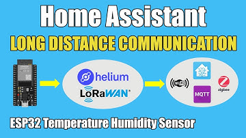 Long distance ESP32 Sensor Integration in Home Assistant with LoRaWan Helium