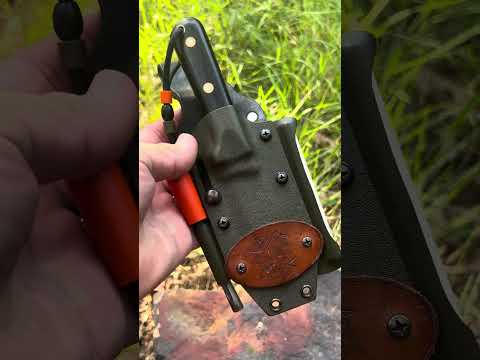 Leather, Kydex or Both For  Bushcraft Sheath Options!