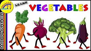 Vegetable Names for Kids - Vegetable Song - Healthy Vegetables