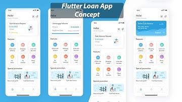 Flutter Loan App UI Concept - speed code