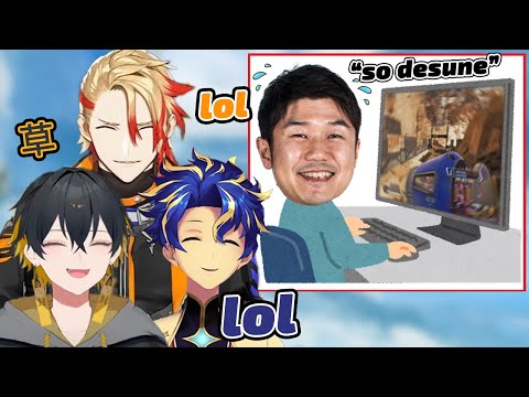 Astel, Fuma, and Axel imagine if Yagoo do Apex Livestream ǀ Holostars