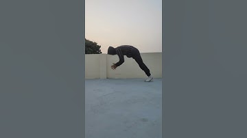 Back Clap Pushup // rwtanubhav #shortsfeed #calisthenics #pushups #explosivepushups
